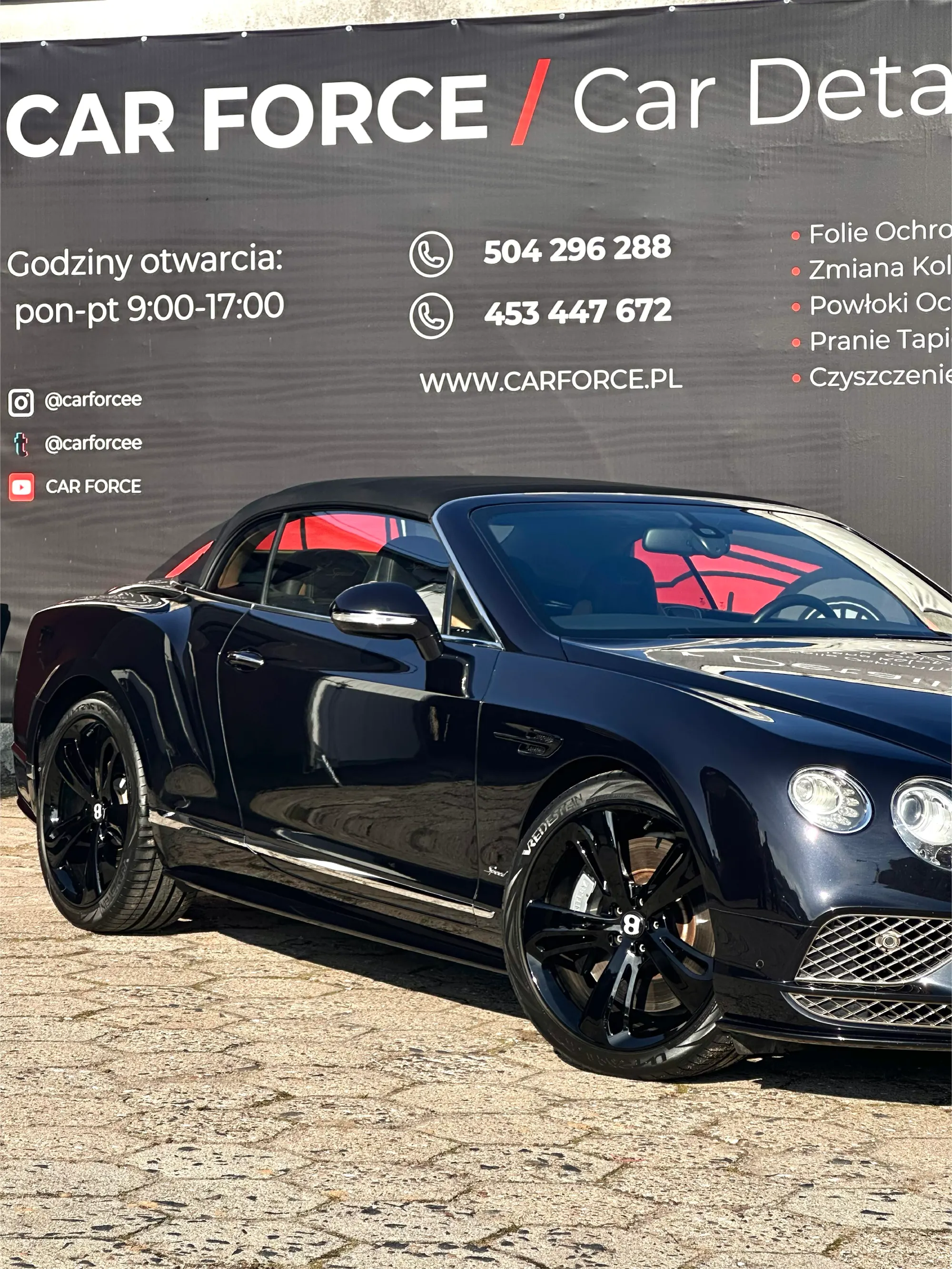 Bentley Continental — Mycie detailingowe